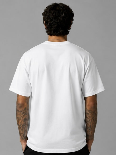 Clear Vision Graphic Oversized T-Shirt for Men