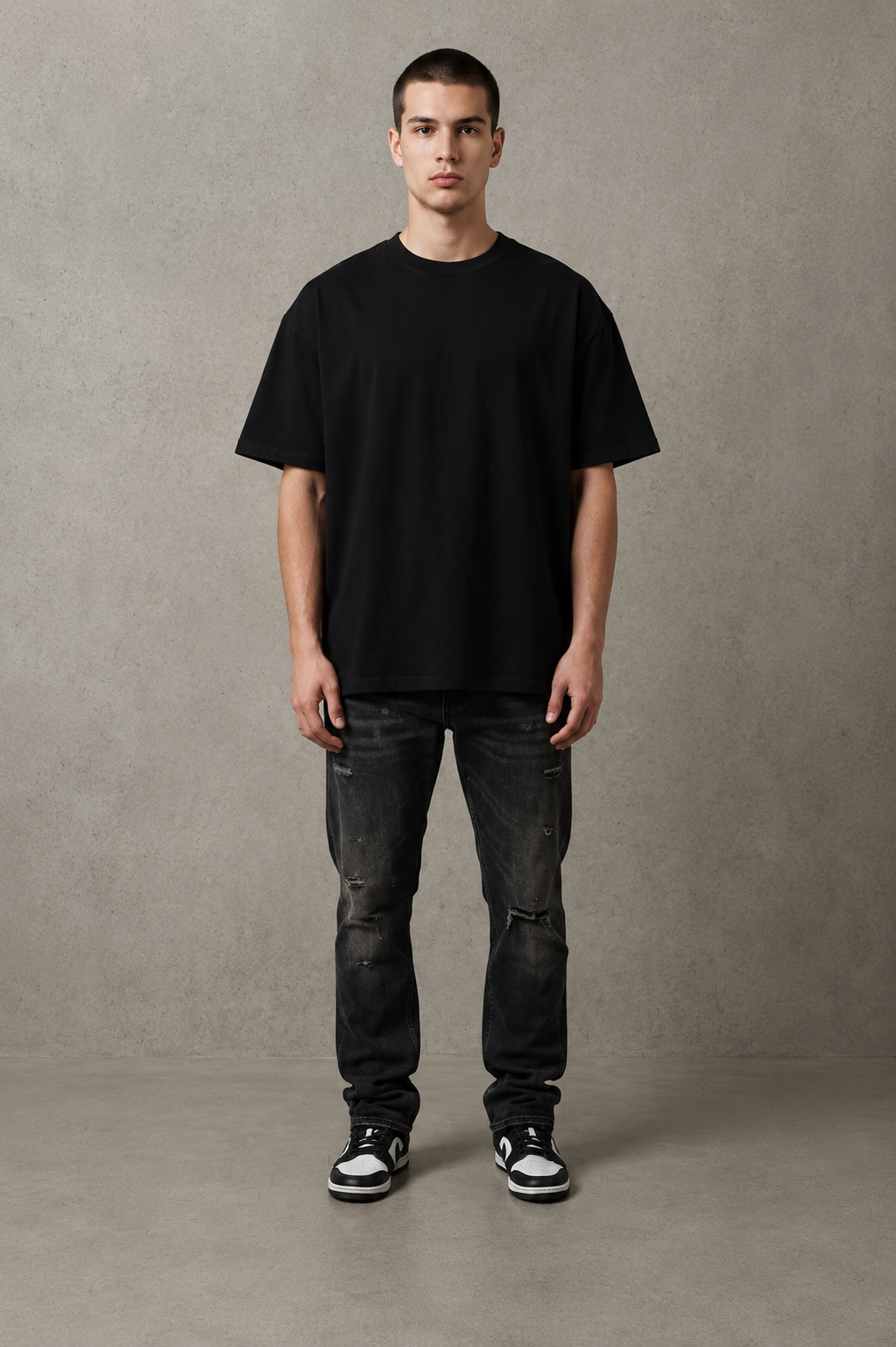 Vintage Skeleton Cat Back Print | Streetwear Cotton Tee | Rabbit Holes Graphic Tee