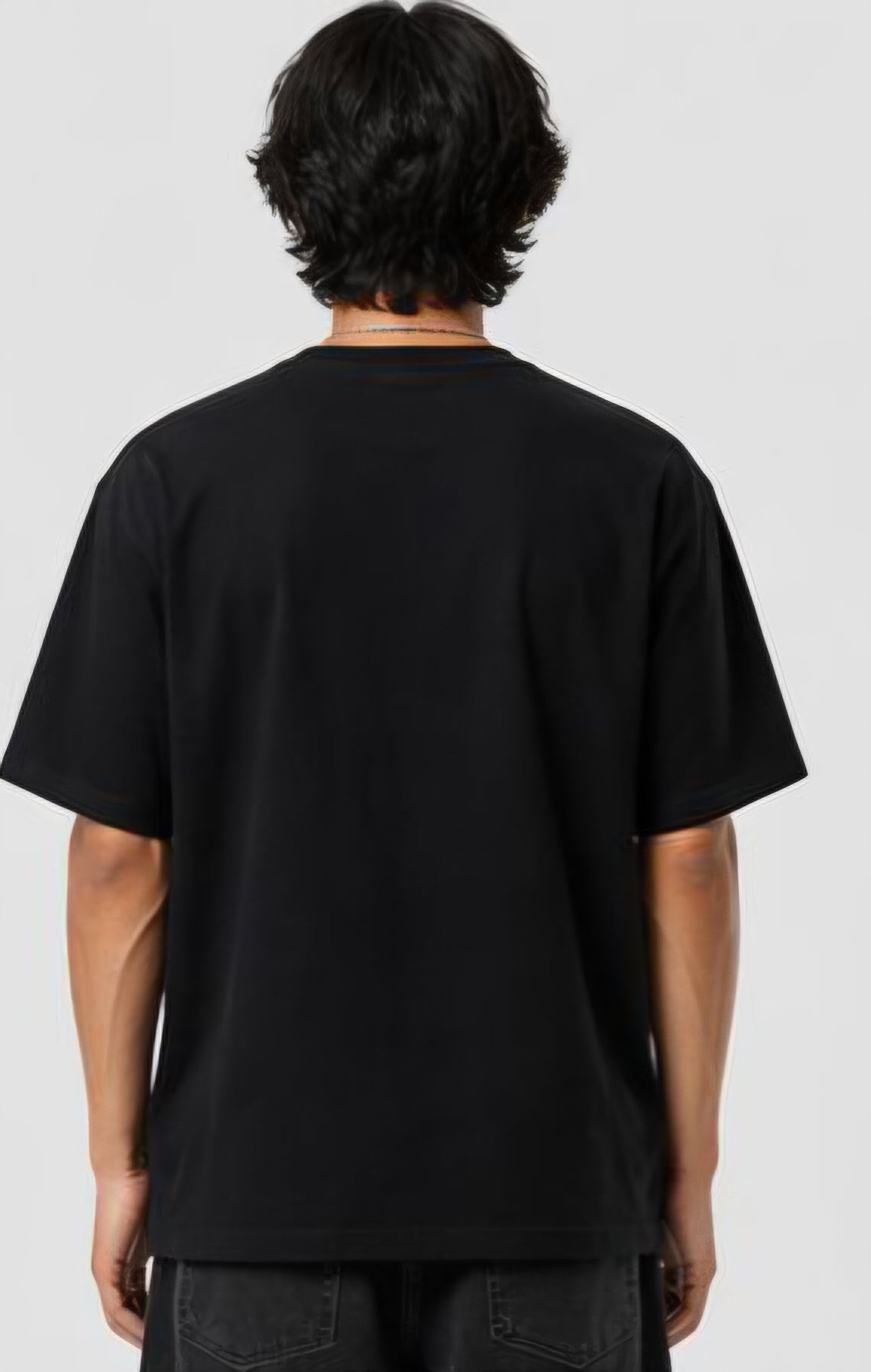 Men's Oversized Dream Graphic T-Shirt | Black Cotton Streetwear Printed Tee | Relaxed Fit